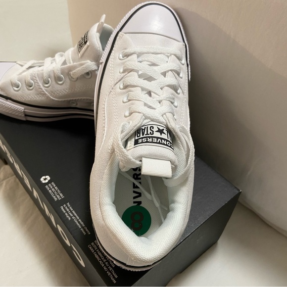 Converse All Star White Canvas Sneakers - Picture 3 of 14